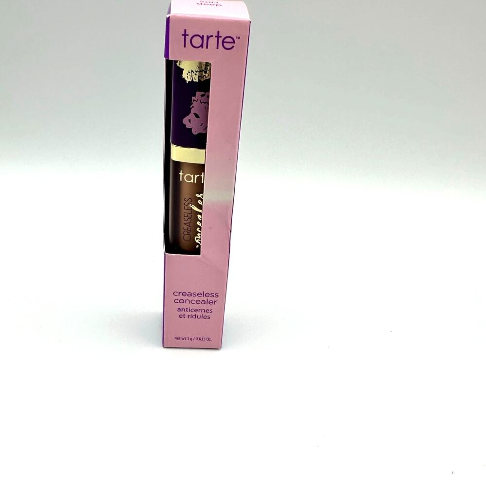 Tarte Creaseless Concealer Deep 50H Full Coverage .225 oz NIB